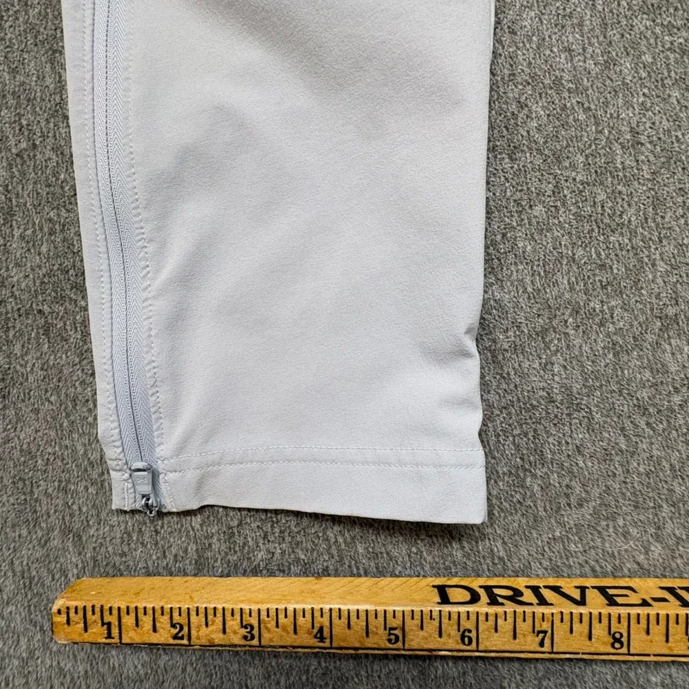Under‎ Armour Mens Squad Warm-Up Pants Gray Medium Tall Tapered Zip Ankle